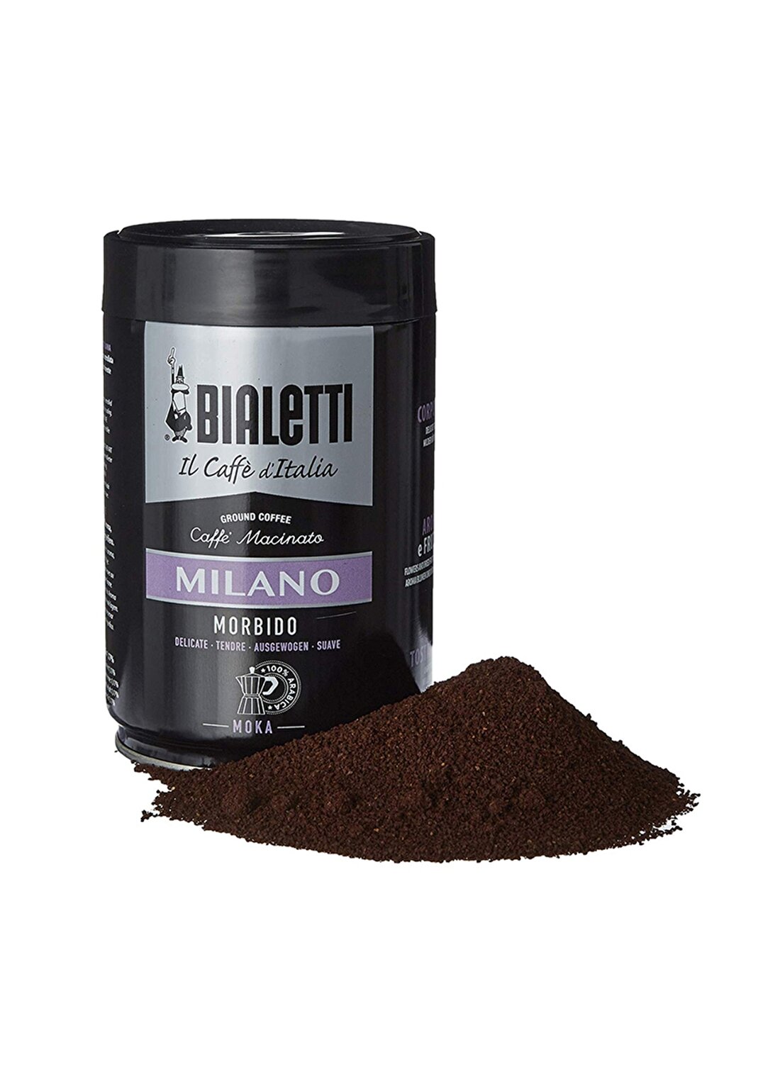 Bialetti Coffee Tin Moka Milano 250G Toz Kahve