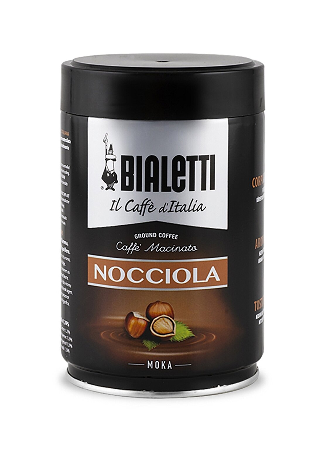 Bialetti Coffee Tin Moka Nocciola Hazelnut 250G Toz Kahve