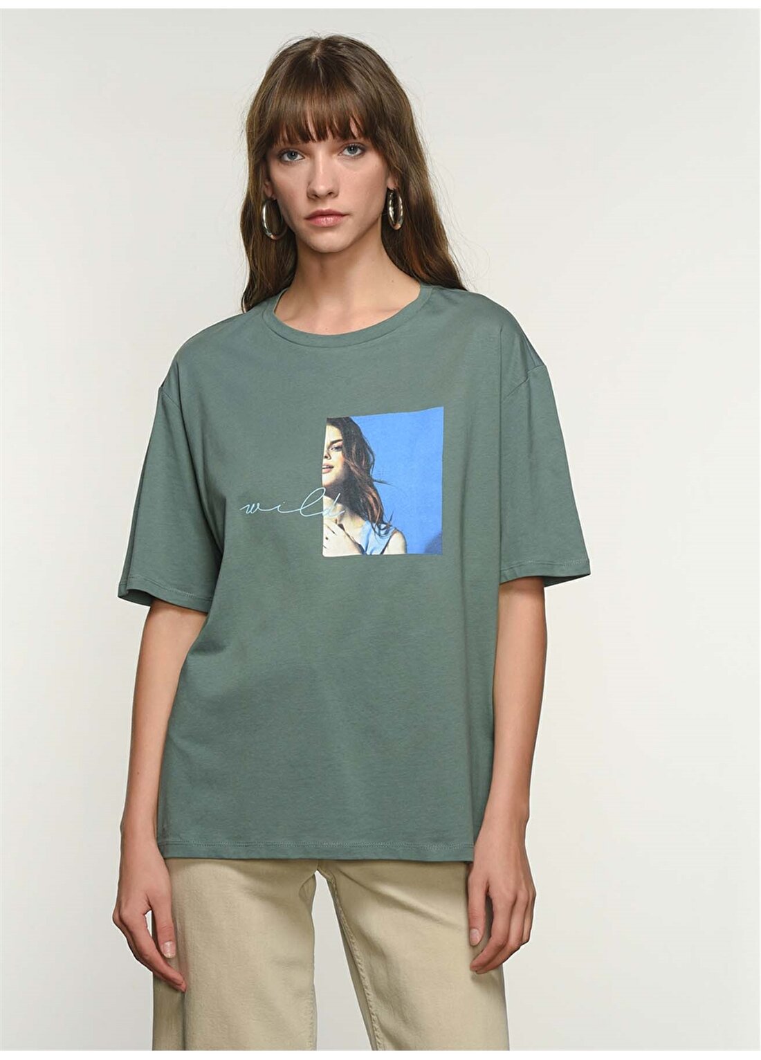 NGSTYLE Yeşil Kadın T-Shirt