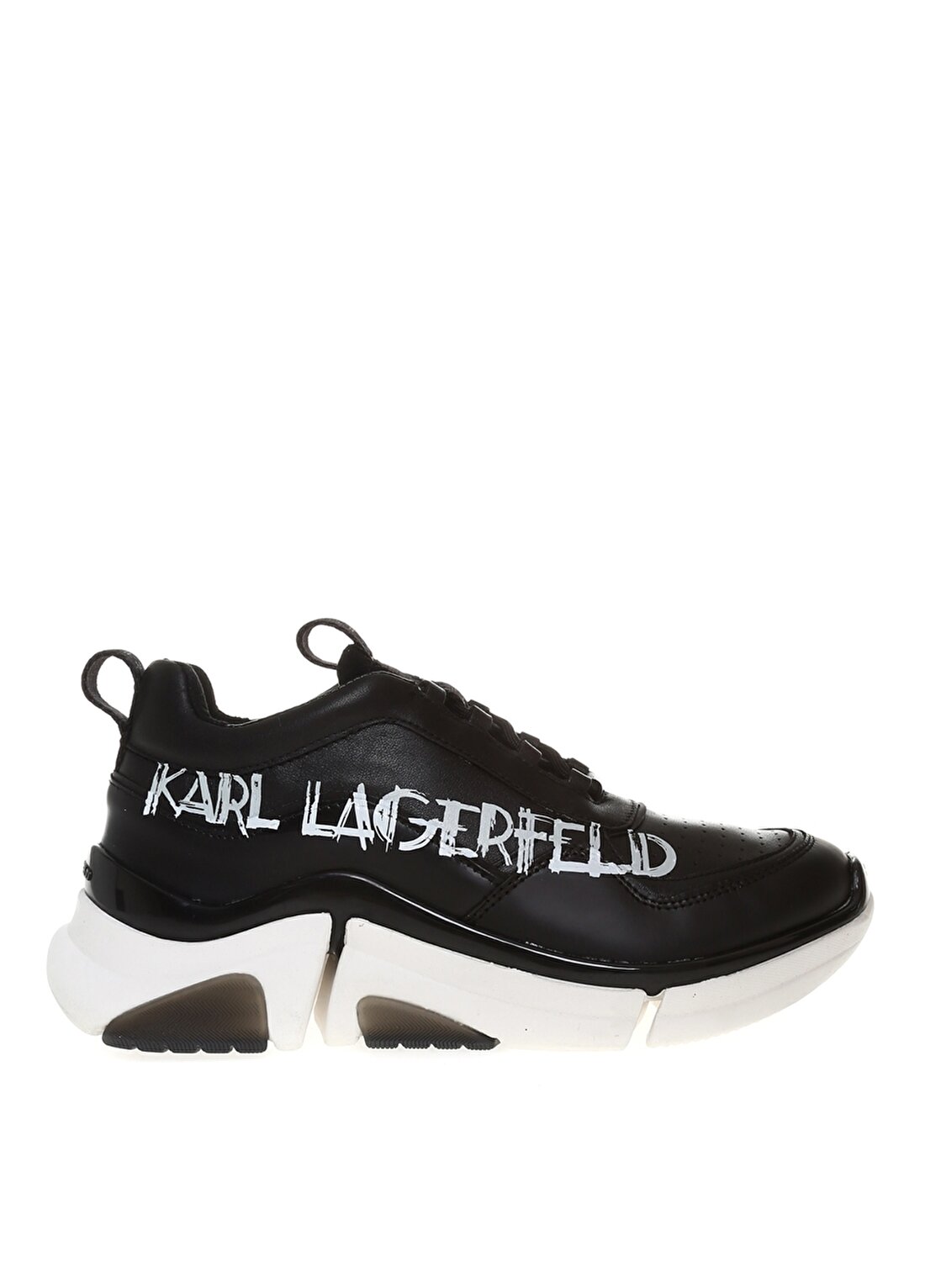 KARL LAGERFELD Siyah Erkek Sneaker VENTURE Art Deco Long Logo