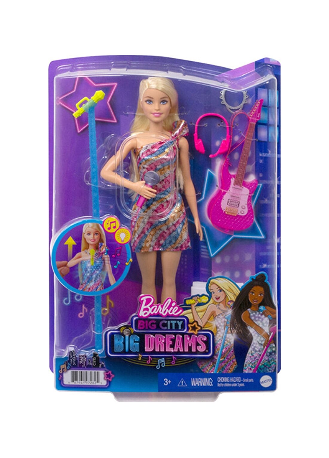 Barbie Malibu Şarkıcı Bebek Büyük Şehir, Büyük Hayaller Serisi