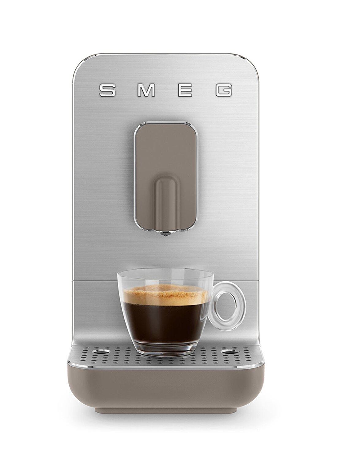 SMEG 50''S Style BCC02 Espresso Otomatik Kahve Makinesi Taupe Mat