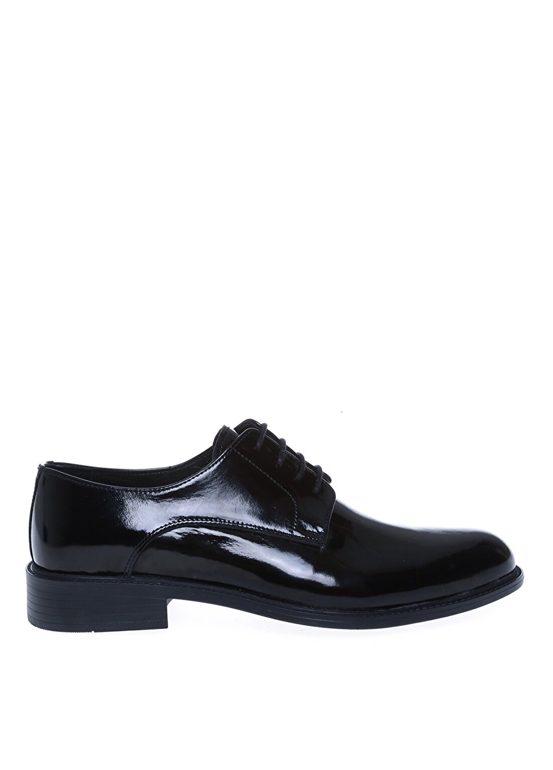 Fabrika Deri Siyah Erkek Klasik Ayakkabı LICER RUGAN