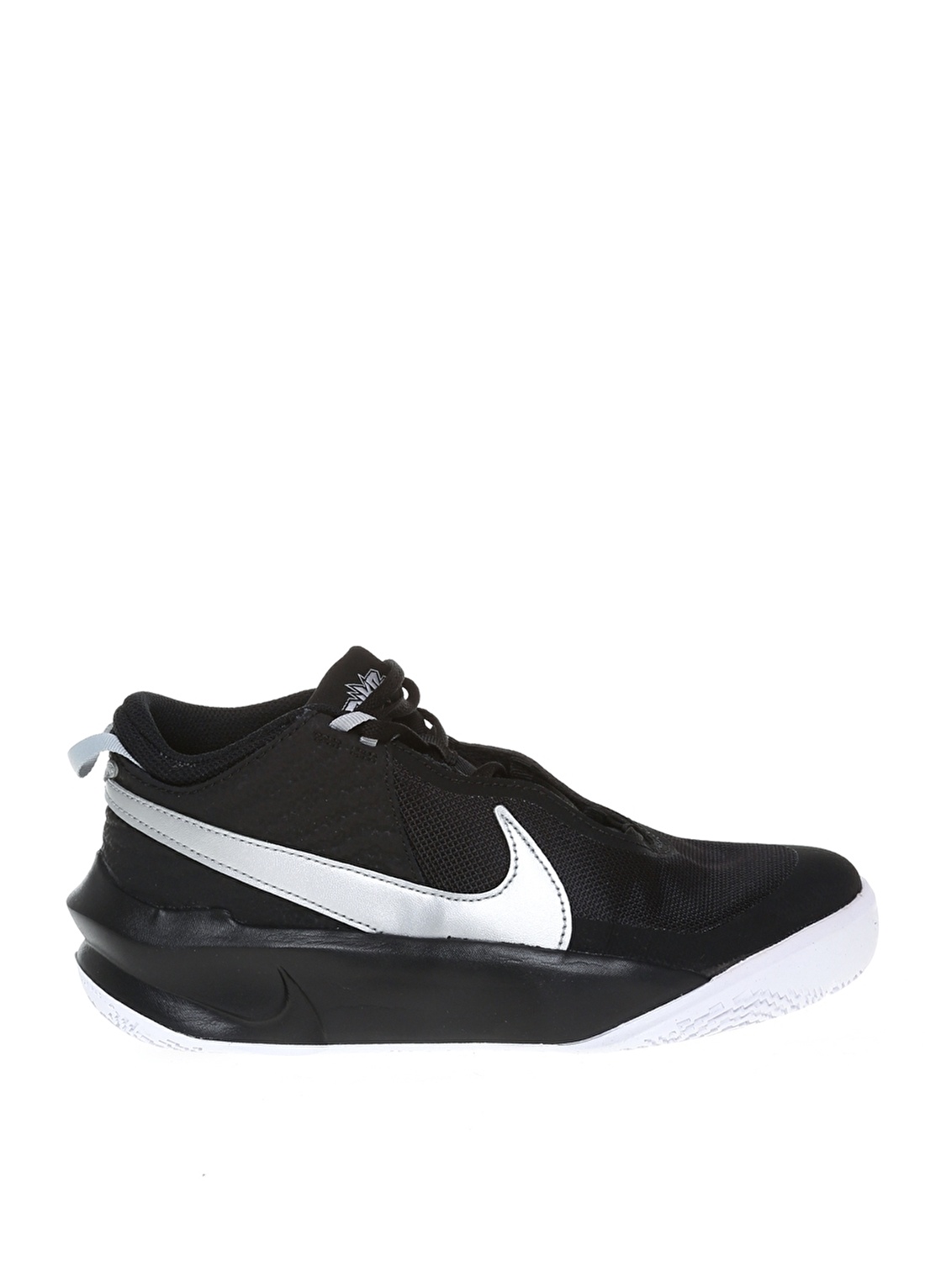 Nike Siyah - Gümüş Erkek Çocuk Yürüyüş Ayakkabısı CW6735-004 Nike Team Hustle D 10 (G