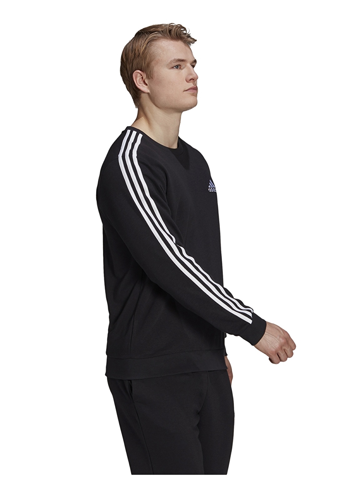 Adidas Gk9078 M 3S Ft Swt Bisiklet Yaka Normal Kalıp Düz Erkek Sweatshirt