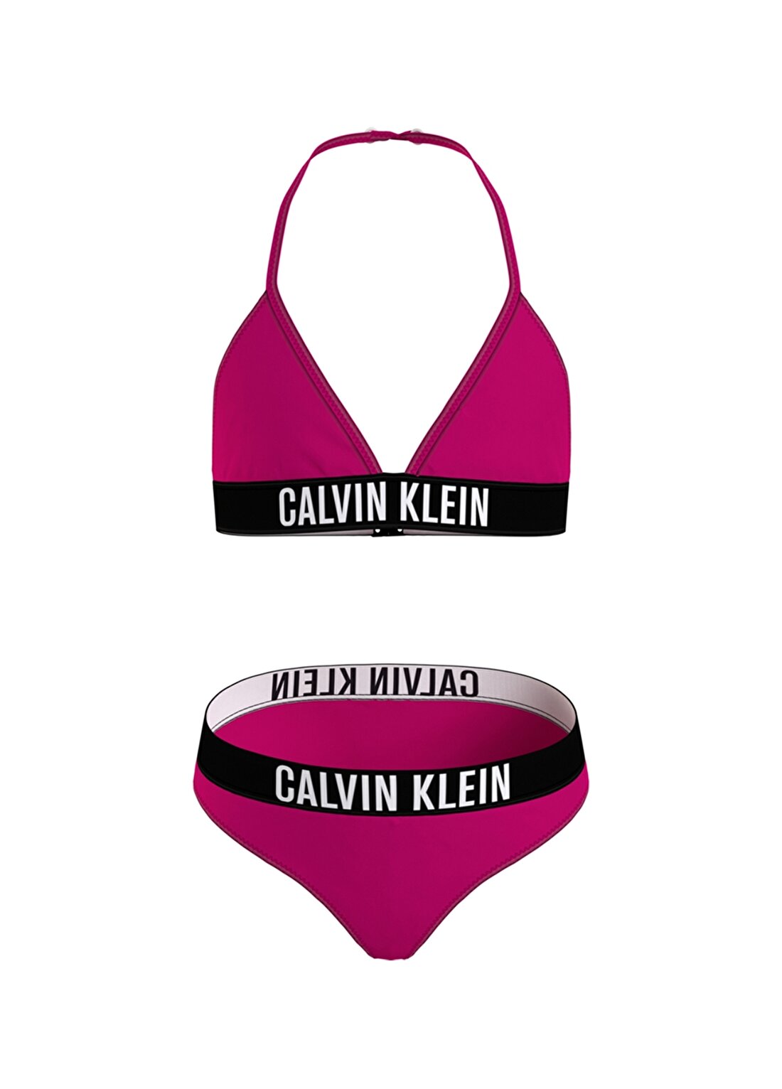 Calvin Klein Pembe Kız Çocuk Bikini Takım KY0KY00009-TRIANGLE BIKINI SET