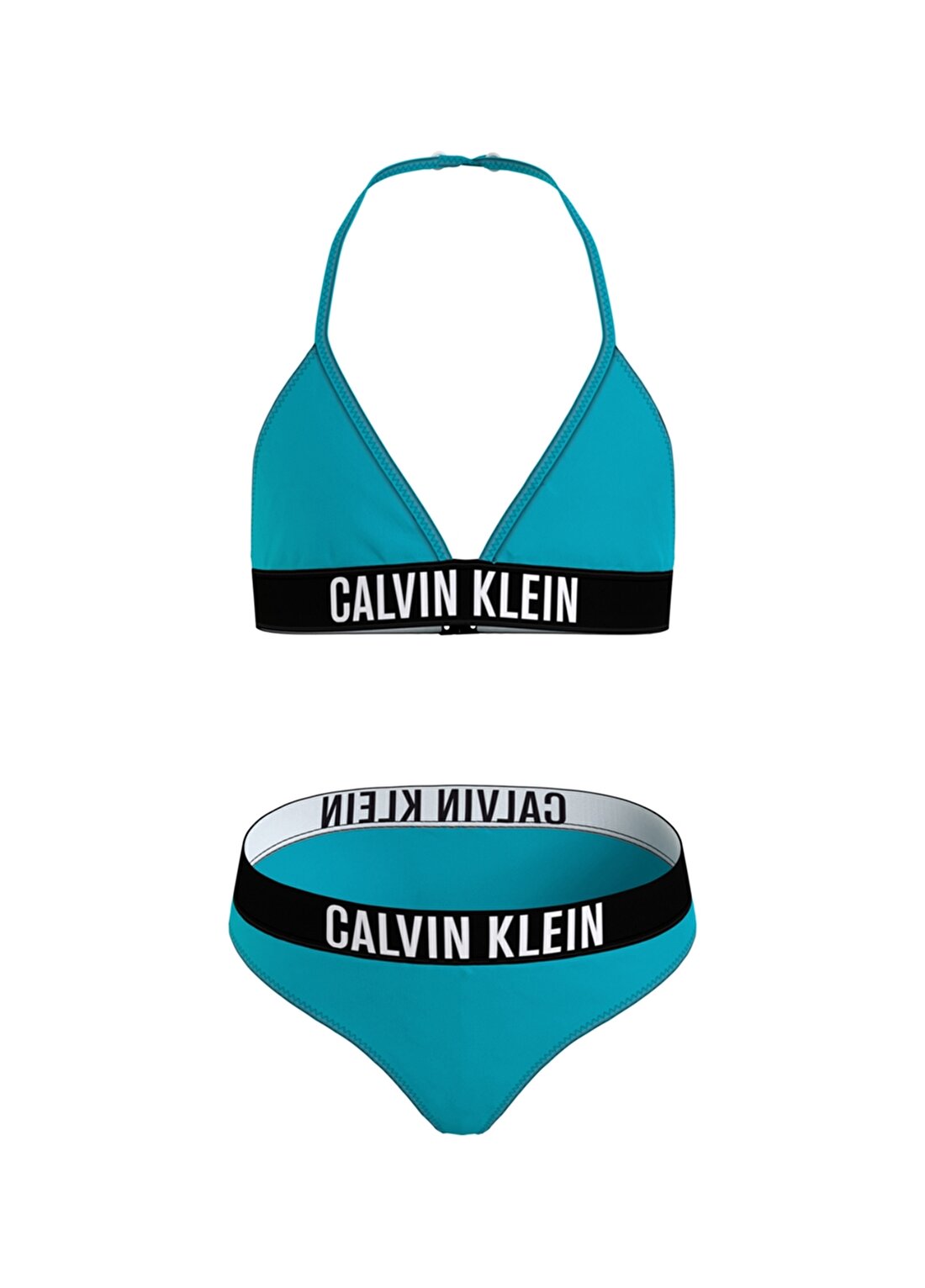 Calvin Klein Mavi Kız Çocuk Bikini Takım KY0KY00009-TRIANGLE BIKINI SET