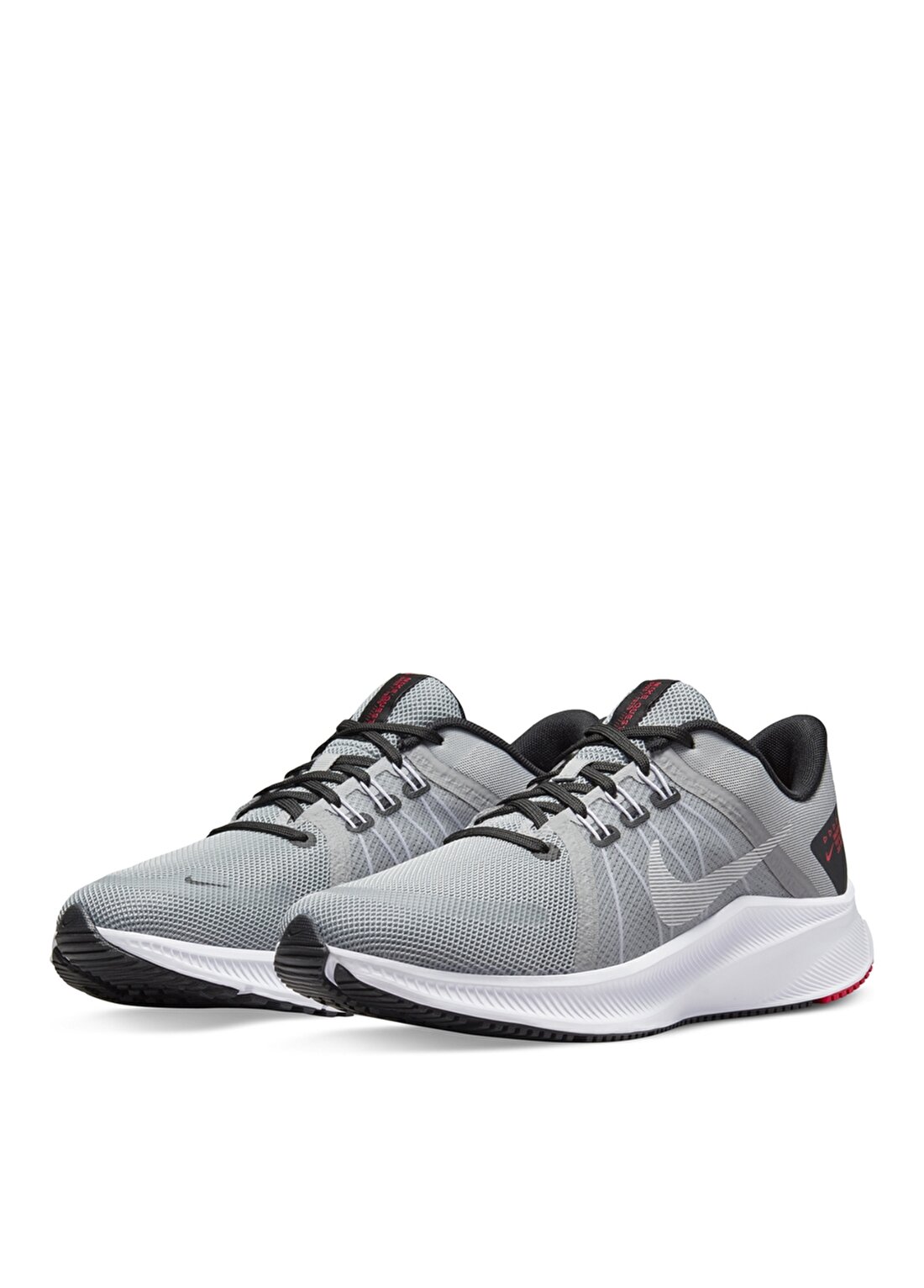 Nike Gri - Siyah - Beyaz Erkek Koşu Ayakkabısı DA1105-007 NIKE QUEST 4