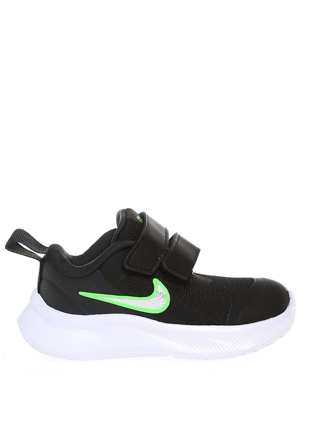 Nike Siyah - Gri - Gümüş Bebek Yürüyüş Ayakkabısı DA2778 NIKE STAR RUNNER 3 (TDV)