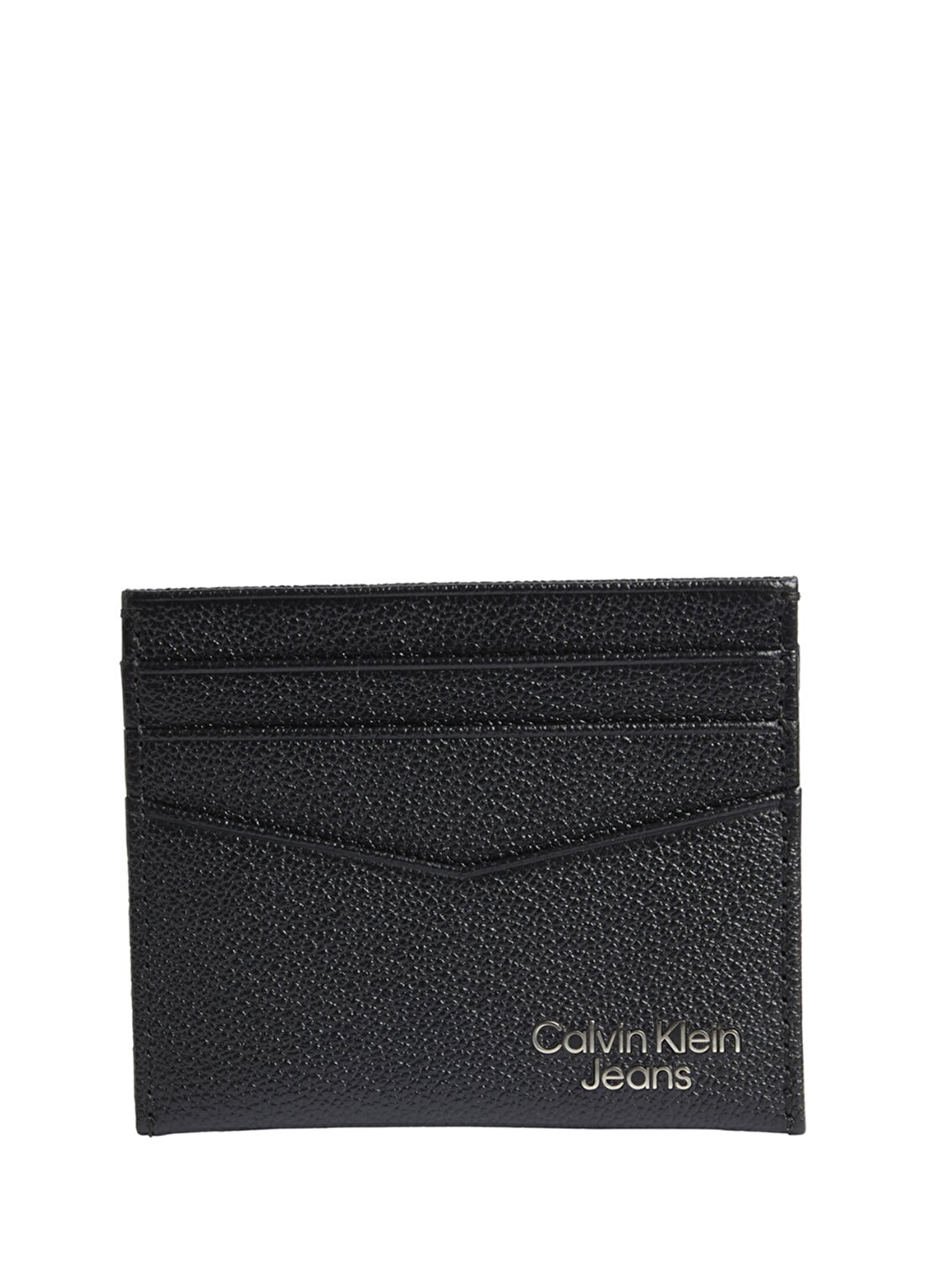 Calvin Klein Siyah Erkek Kartlık MICRO PEBBLE ID CARDHOLDER