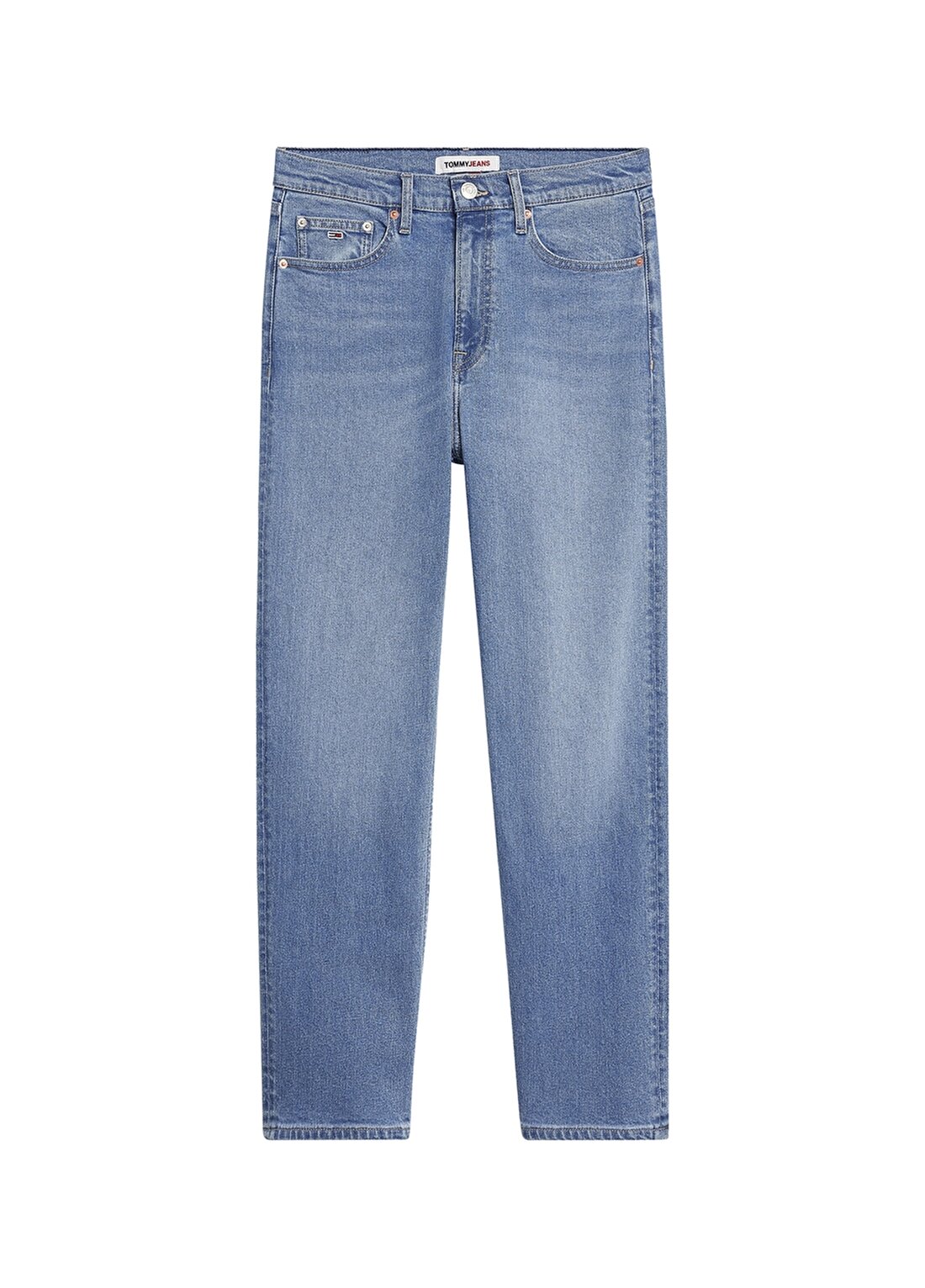 Tommy Jeans Straight Açık Mavi Kadın Denim Pantolon DW0DW115921AB