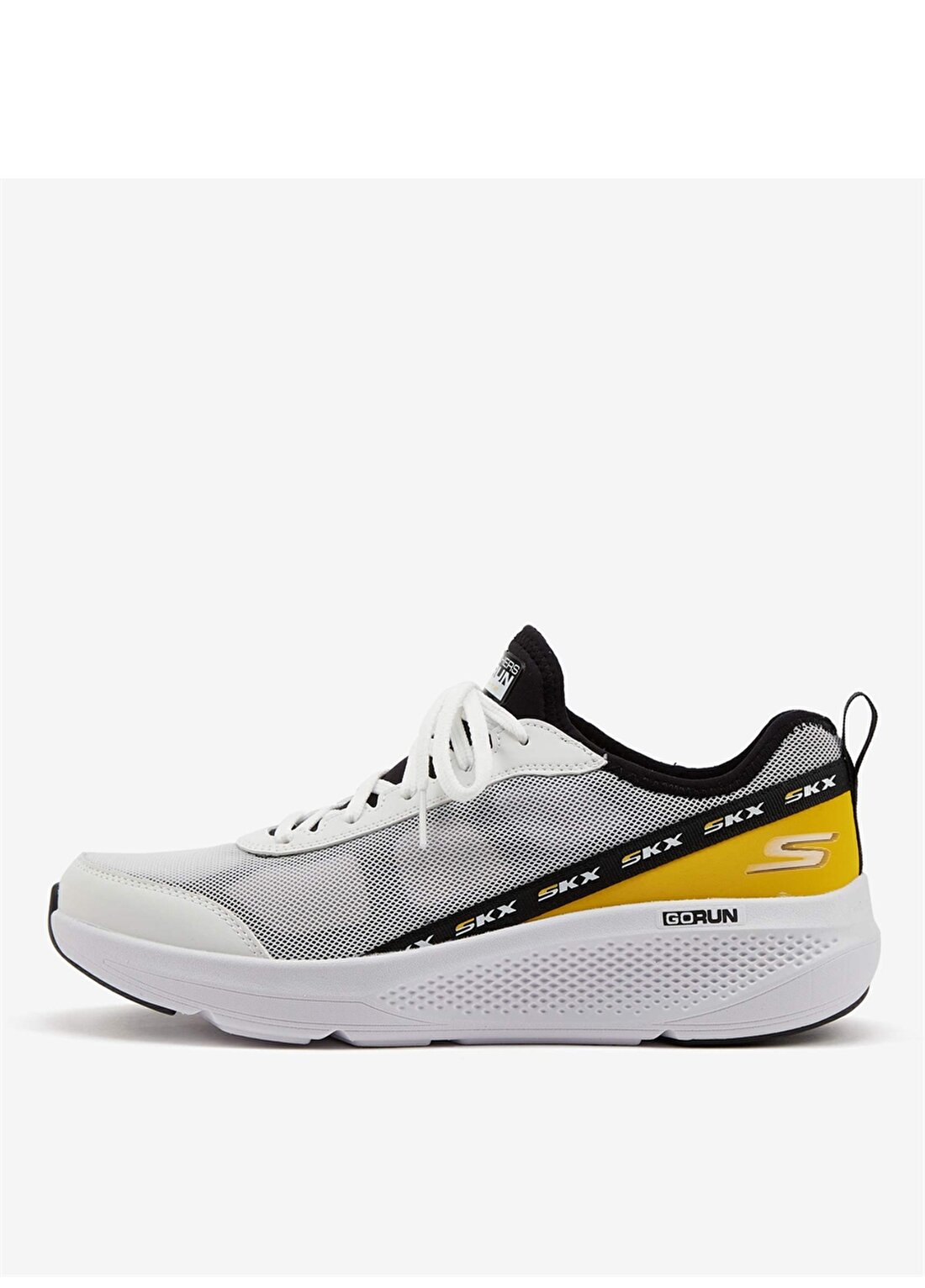Skechers 220181 Wbk Gorun Elevate-Accelerate Beyaz - Siyah Erkek Koşu Ayakkabısı