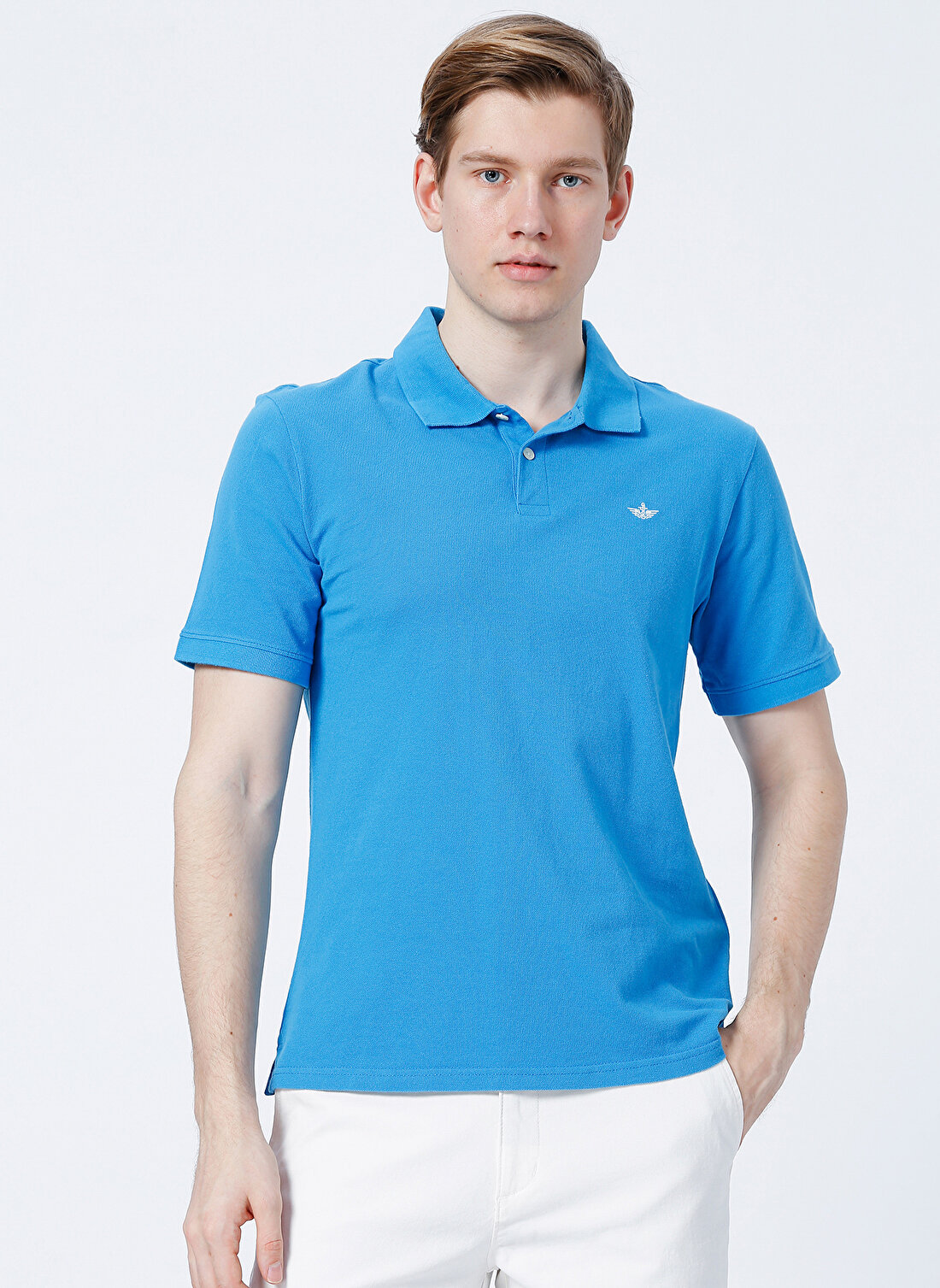 Dockers Polo Yaka Mavi Erkek Polo T-Shirt A1159-0020