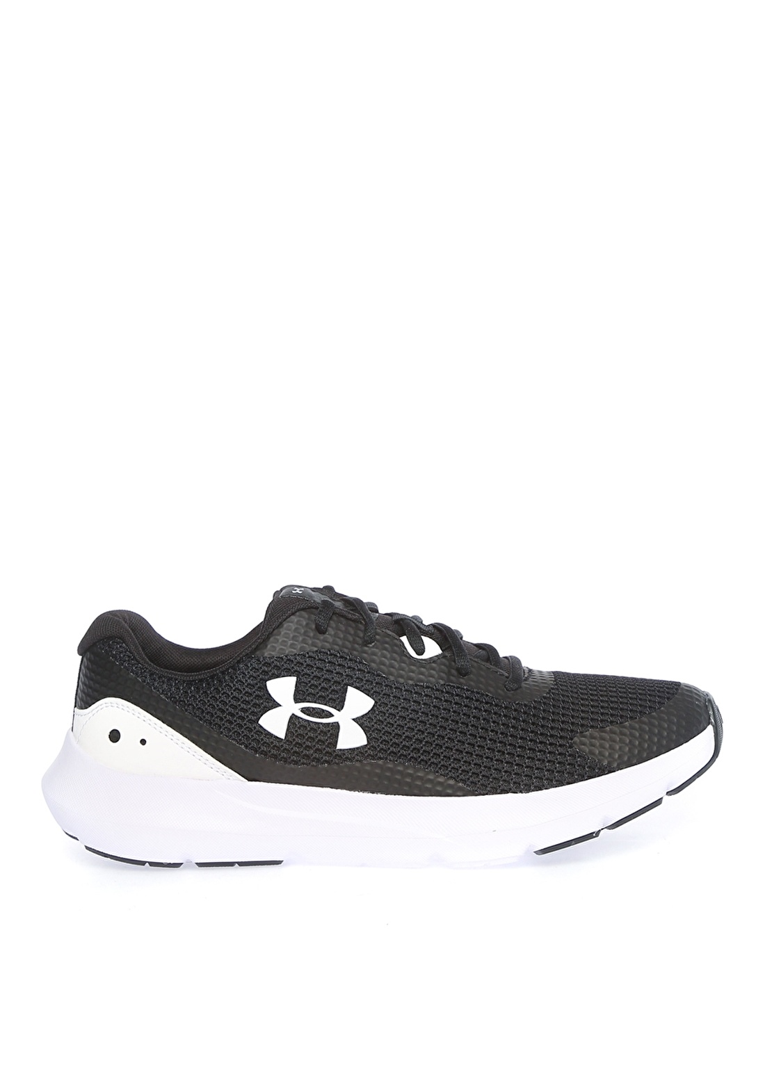 Under Armour Siyah - Beyaz Erkek Koşu Ayakkabısı 3024883 UA Surge 3