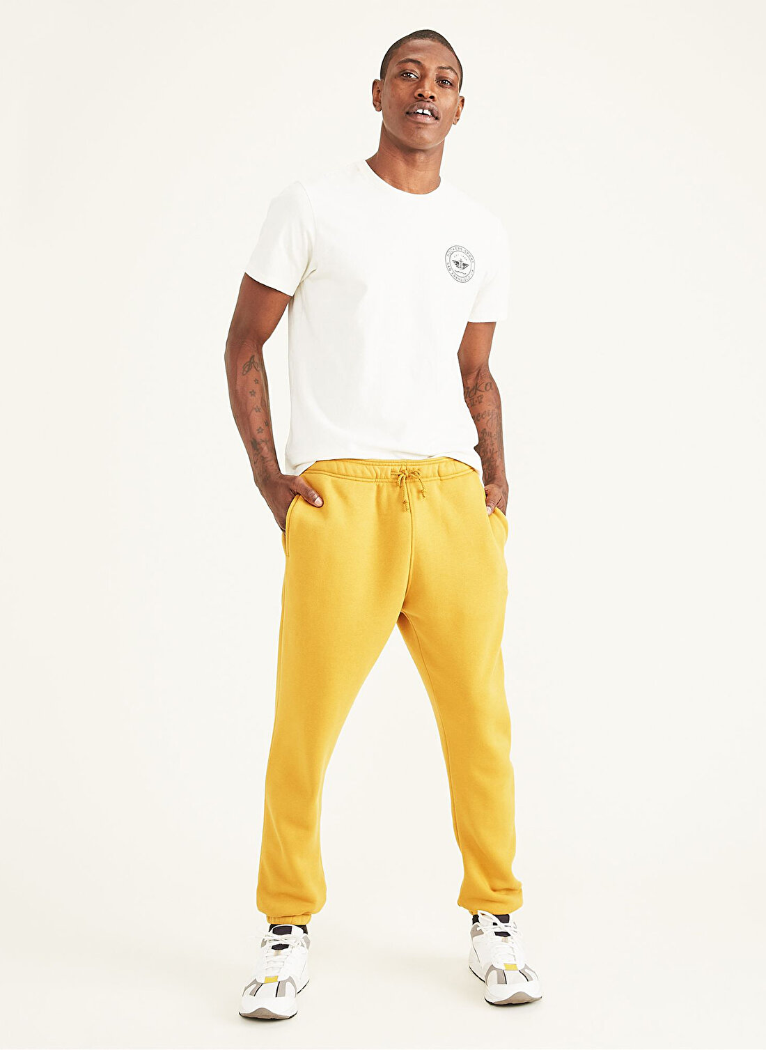 Dockers Normal Bel Relaxed Sarı Erkek Eşofman Altı A1726-0004