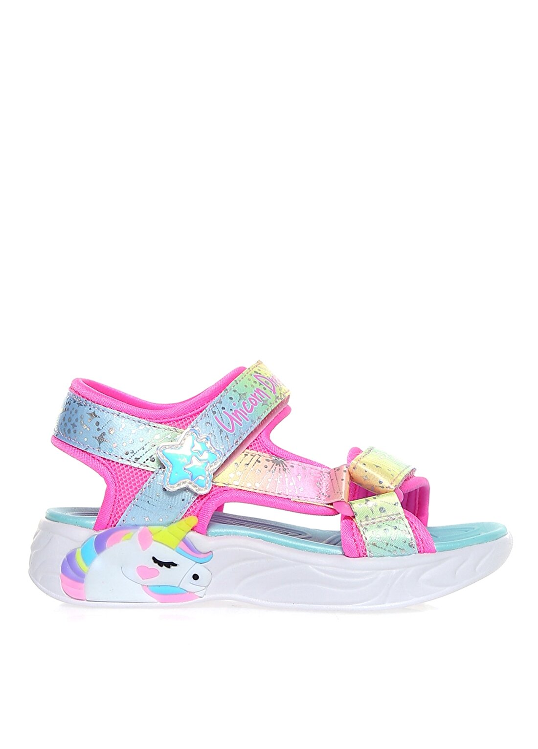 Skechers 302682L Pkmt Unicorn Dreams Sandal Çok Renkli Kız Çocuk Sandalet