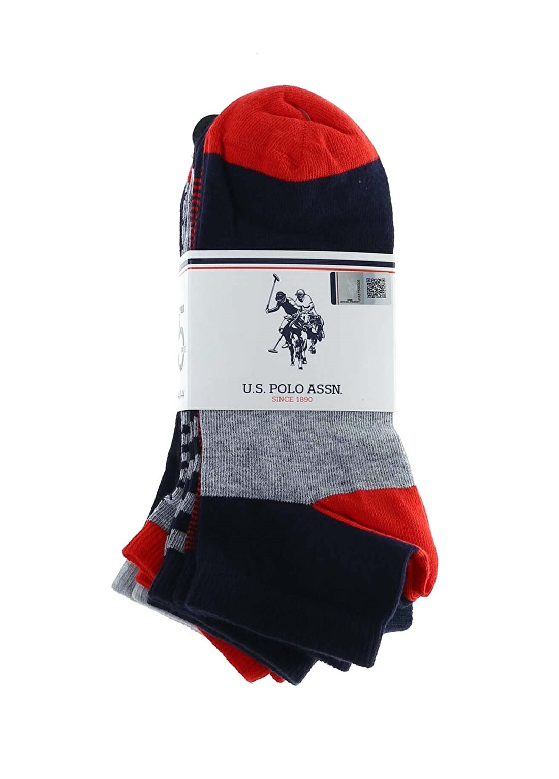 U.S. Polo Assn. 5'Li Lacivert Erkek Çorap 5'Lİ PAKET