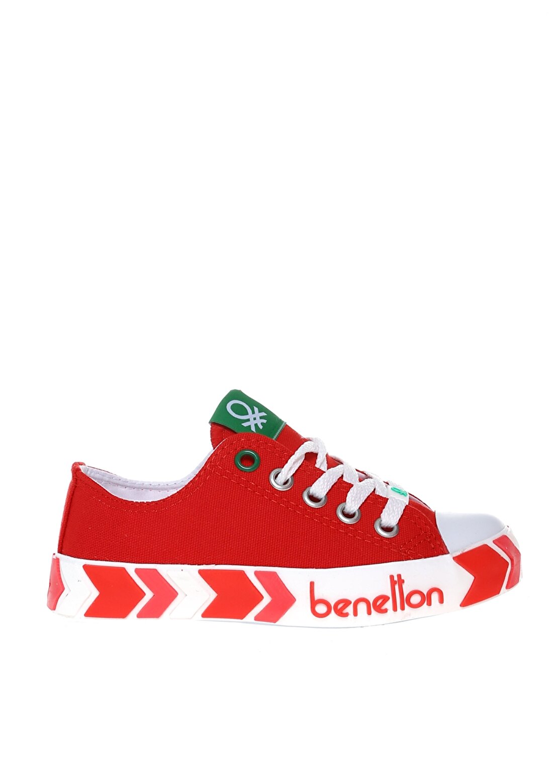 Benetton Kırmızı Kız Çocuk Keten Yürüyüş Ayakkabısı BN-30633 05