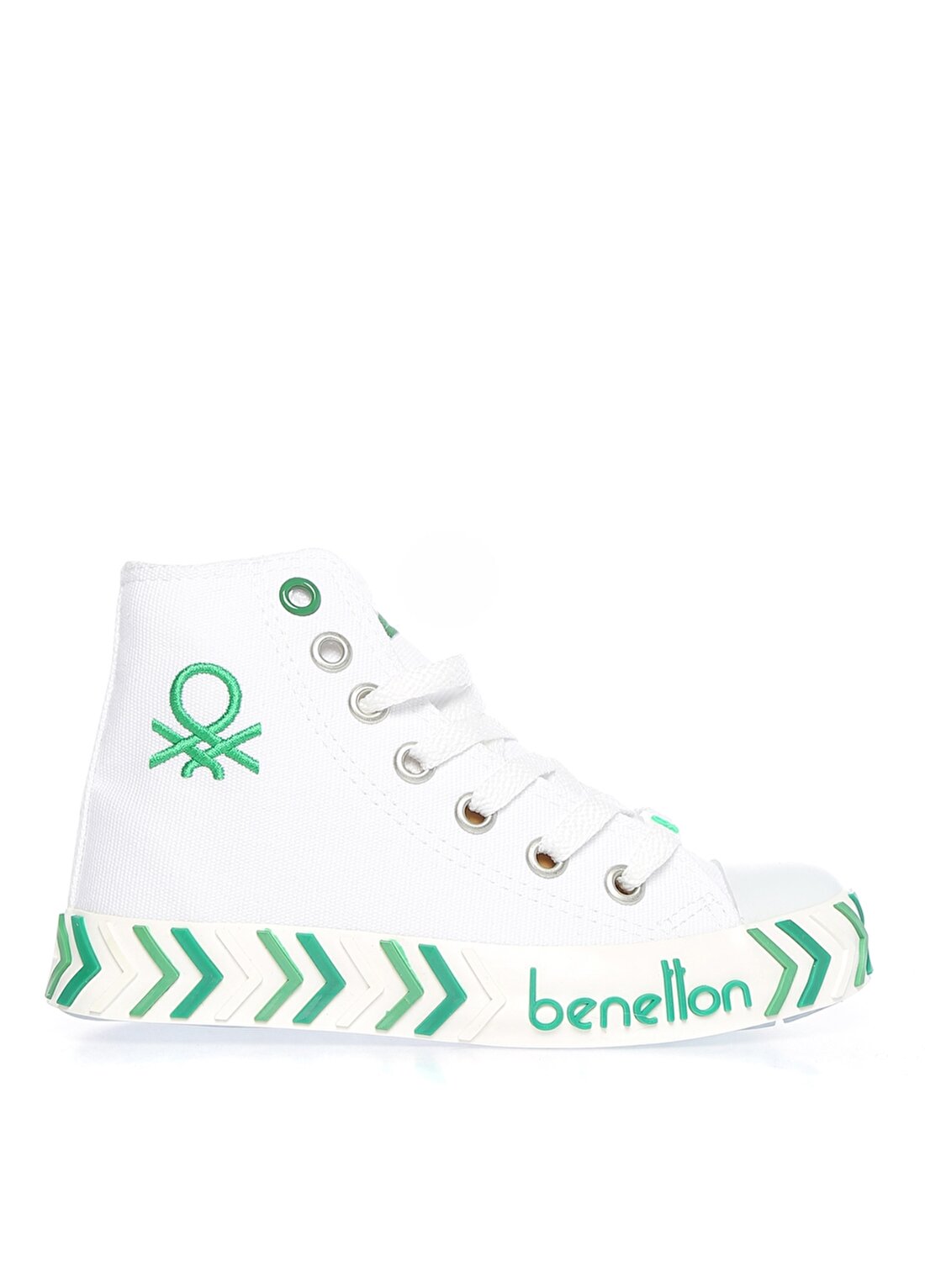Benetton Beyaz Erkek Çocuk Keten Yürüyüş Ayakkabısı BN-30636 19
