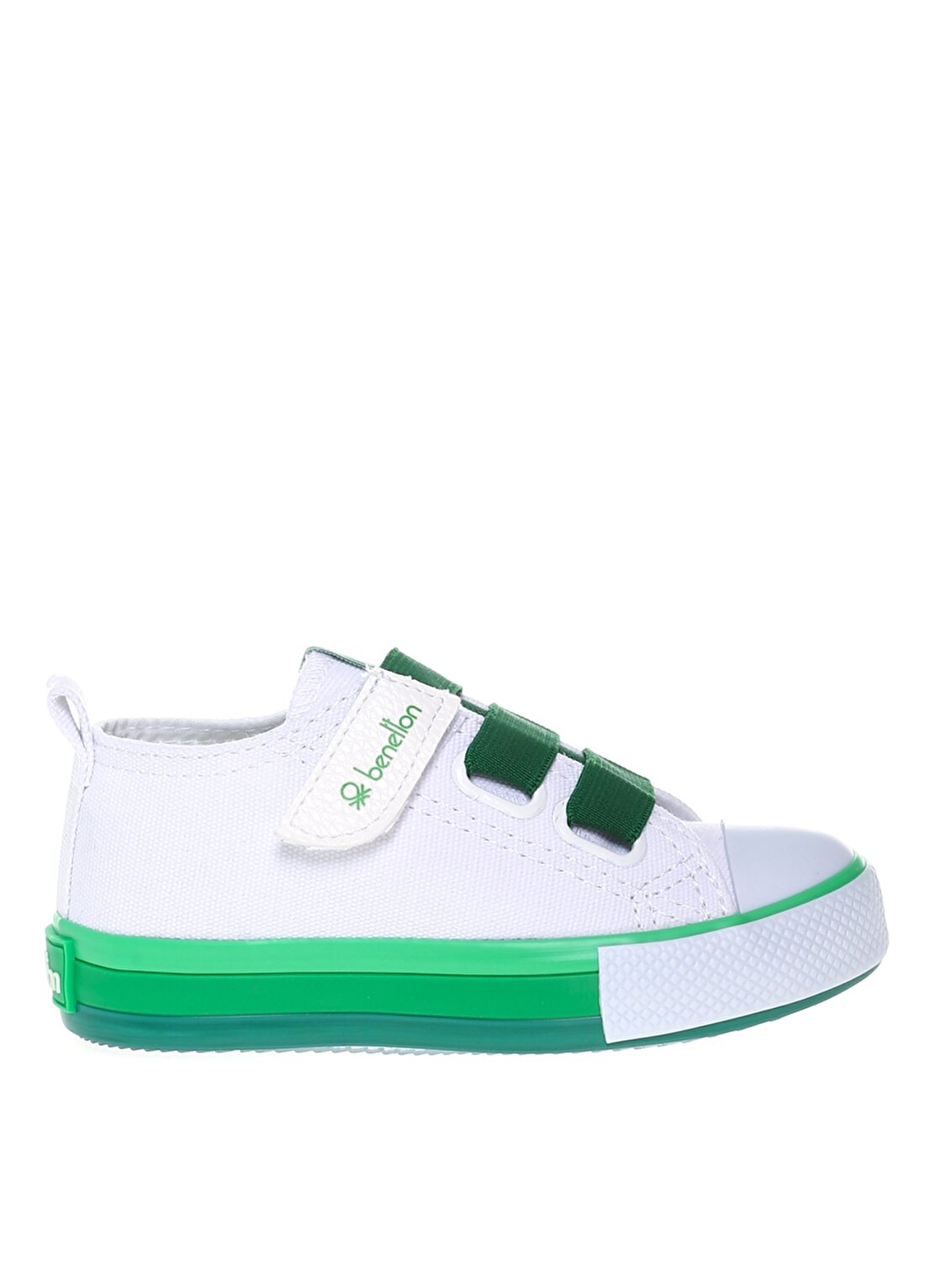 Benetton Beyaz - Yeşil Erkek Çocuk Yürüyüş Ayakkabısı BN-30649 178-Beyaz-Yesil