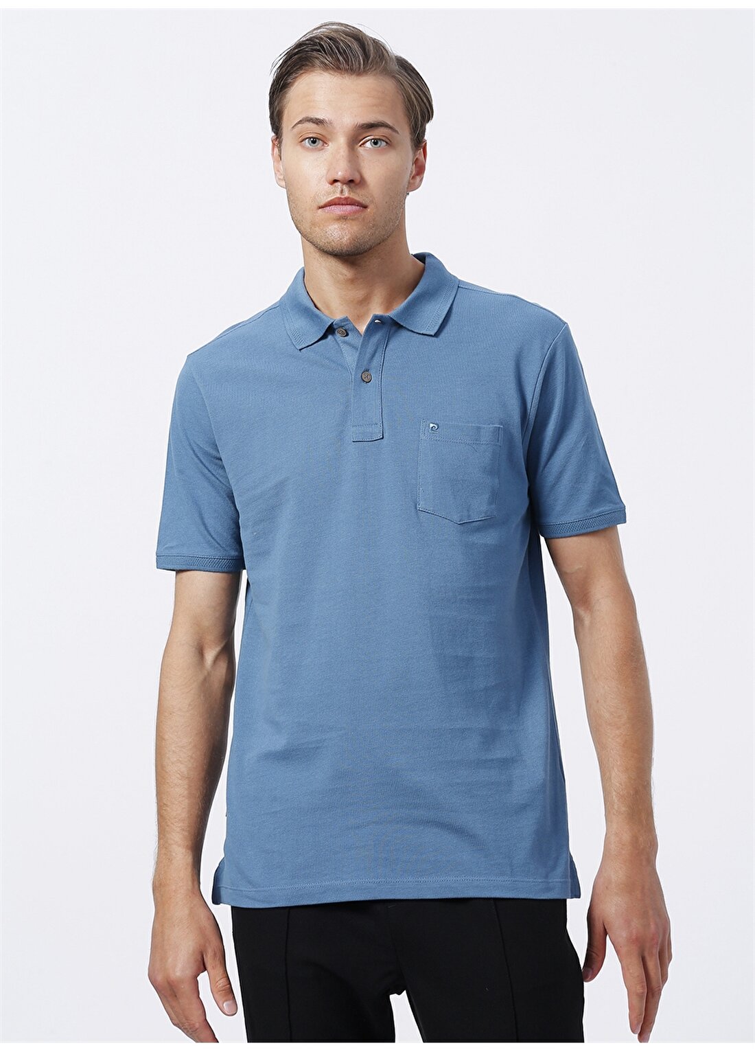 Pierre Cardin Polo Yaka Düz Mint Erkek Polo T-Shirt EARTH-R