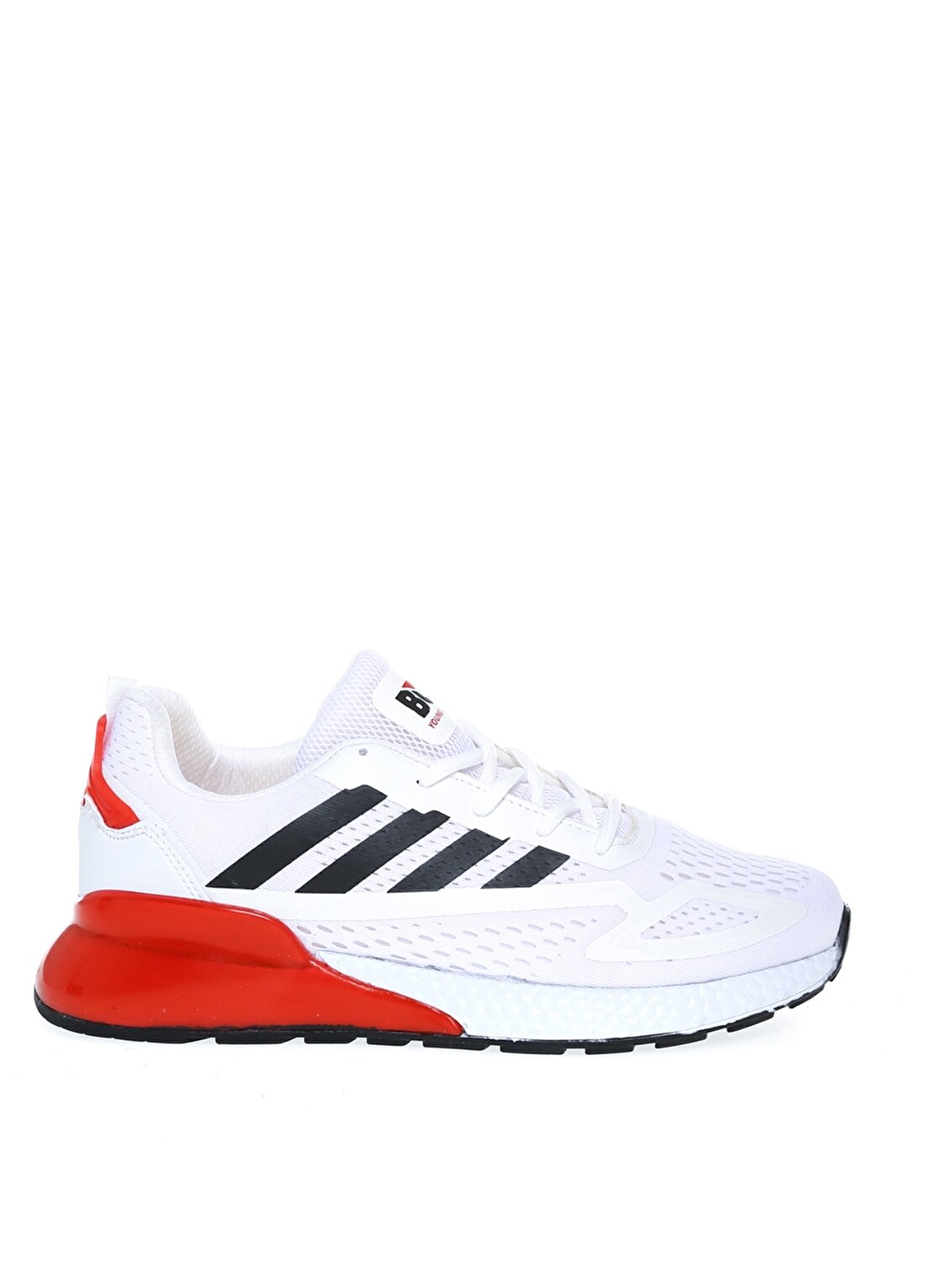Bulldozer Beyaz - Kırmızı Erkek Sneaker BUL-221401