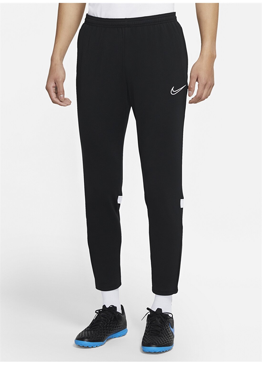 Nike Normal Bel Düz Siyah - Beyaz Erkek Eşofman Altı - CW6122-010 M Nk Df Acd21 Pant Kpz