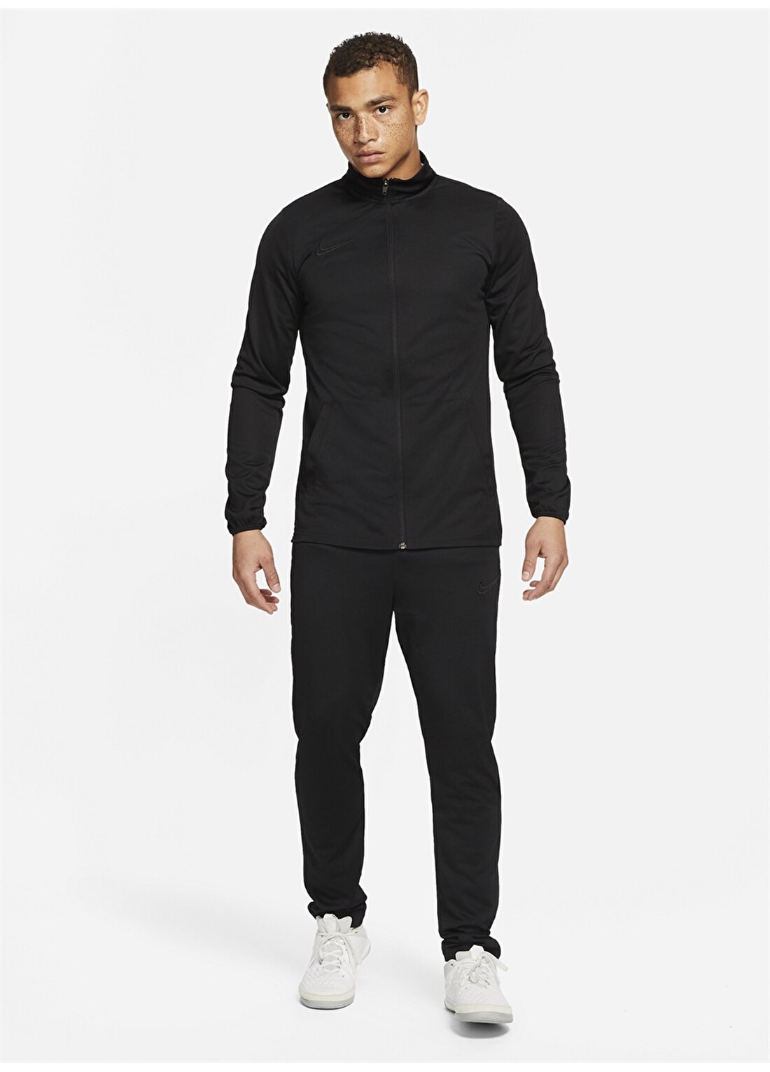 Nike Dik Yaka Normal Bel Düz Siyah Erkek Eşofman Takımı - CW6131-011 M Nk Dfacd21 Trk Suit K