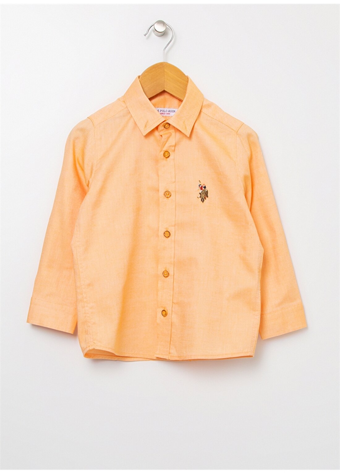 U.S. Polo Assn. U.S. Polo Assn. Cedcolorkıds022y Sarı Normal Kalıp Erkek Çocuk Gömlek Gömlek