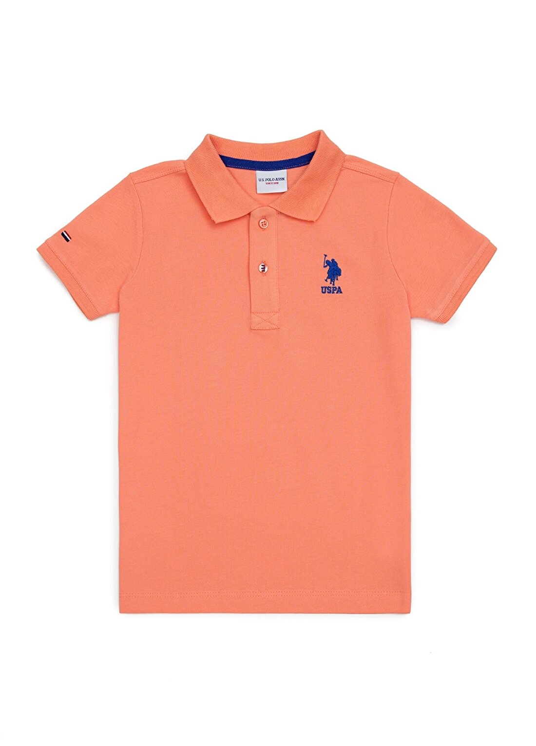 U.S. Polo Assn. Düz Pembe Erkek Çocuk Polo T-Shirt TP01IY022 -KIDS