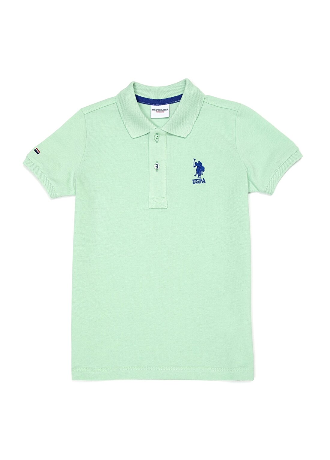 U.S. Polo Assn. Düz Mint Erkek Çocuk Polo T-Shirt TP01IY022 -KIDS