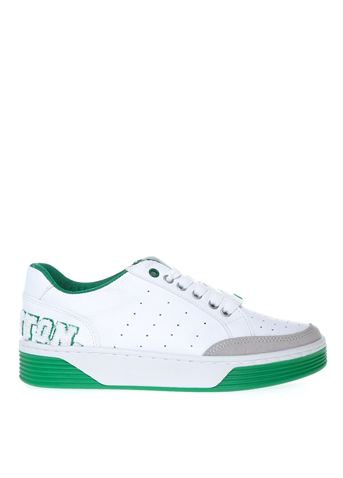Benetton Beyaz - Yeşil Kadın Sneaker BN-30210