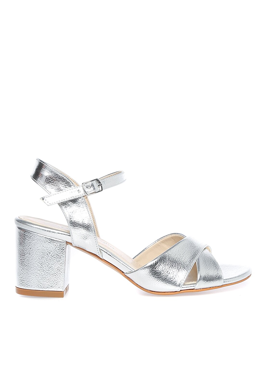 Pierre Cardin Gümüş Kadın Kalın Topuklu Ayakkabı PC-51862