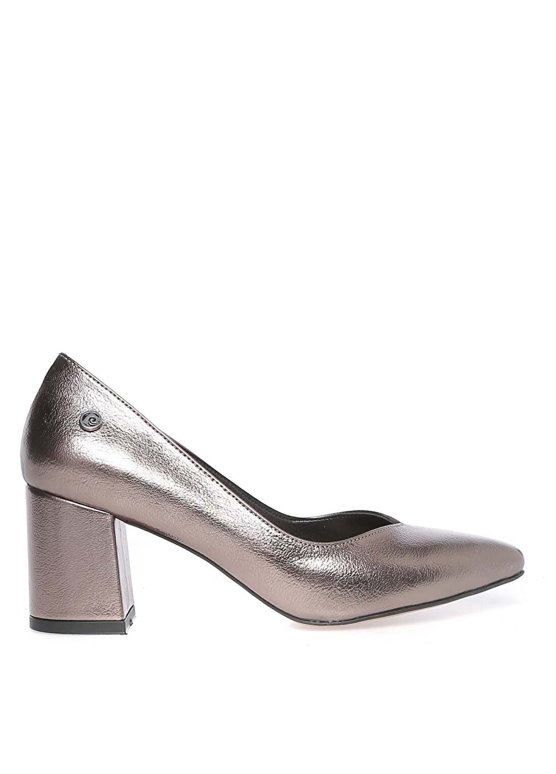 Pierre Cardin Platin Kadın Kalın Topuklu Ayakkabı PC-50177
