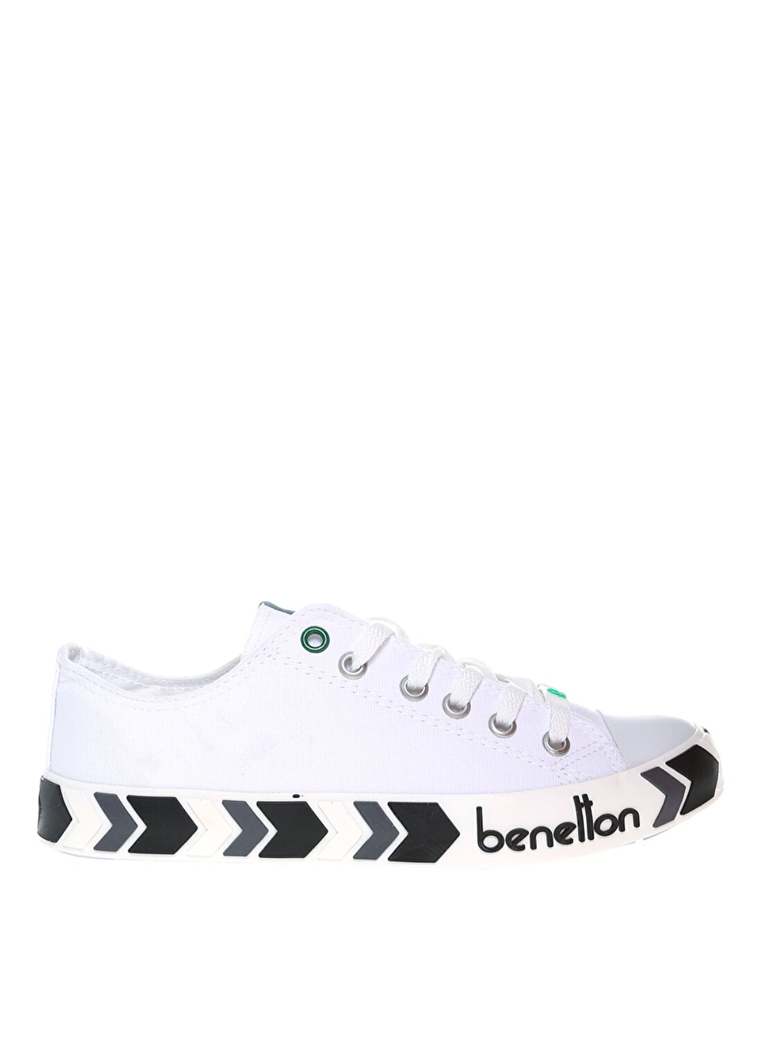 Benetton Beyaz - Siyah Erkek Sneaker BN-30622