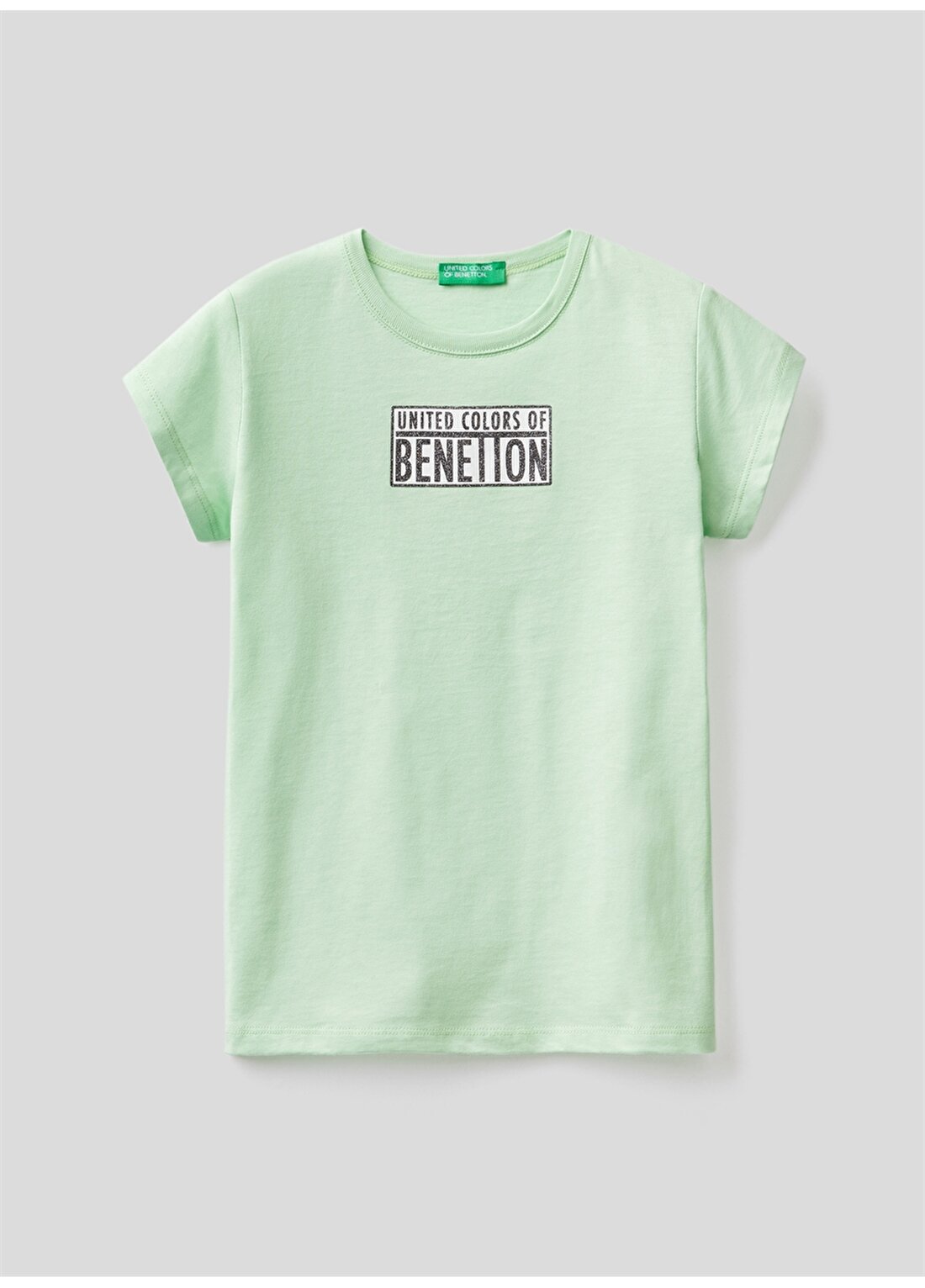 Benetton Fıstık Kız Çocuk T-Shirt 3I1XC101Q