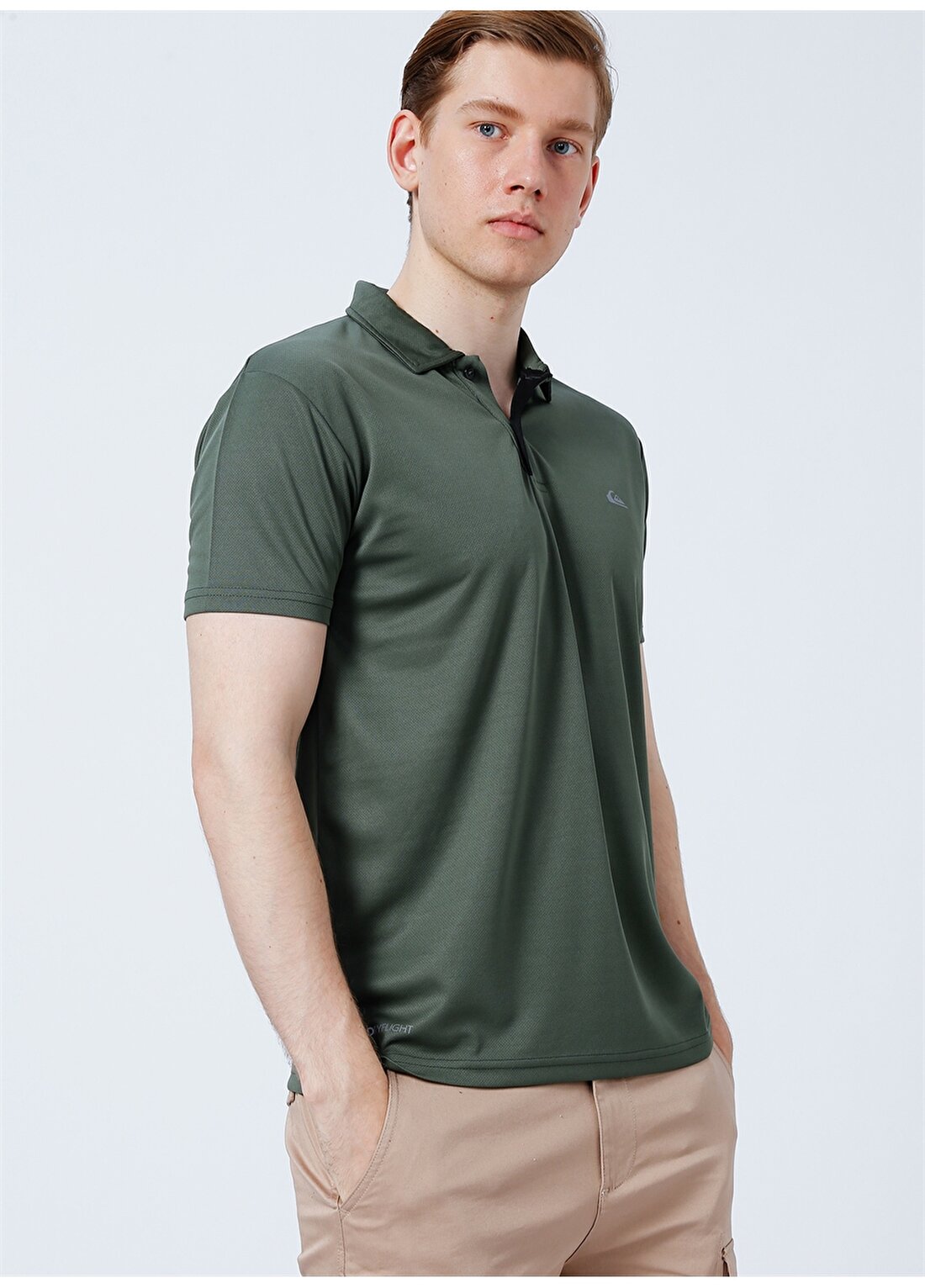 Quiksilver Düz Yeşil Erkek Polo T-Shirt TEQYKT07004 PER4MAN's POLO