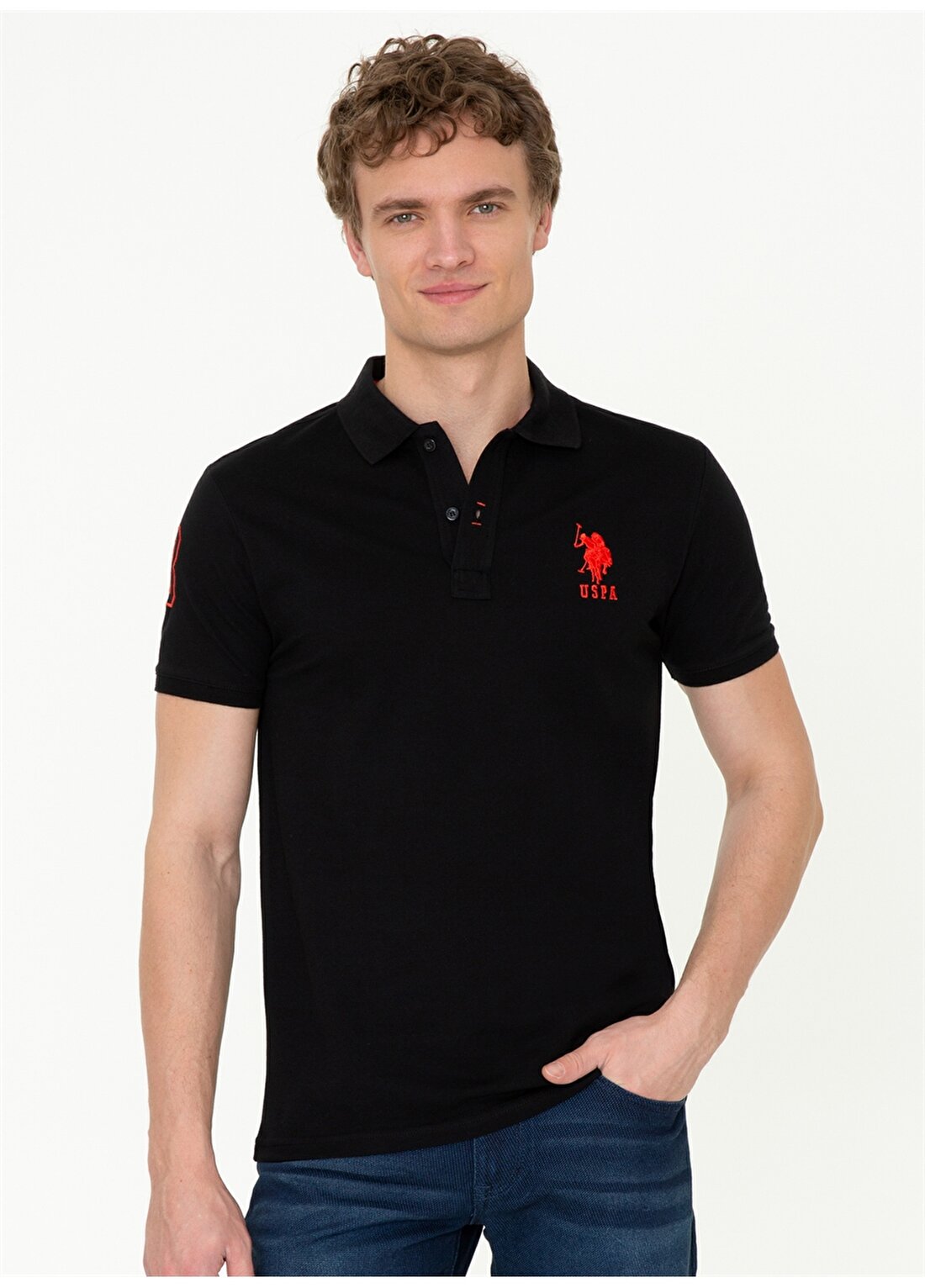 U.S. Polo Assn. Siyah Erkek T-Shirt G081SZ011.000.1372832