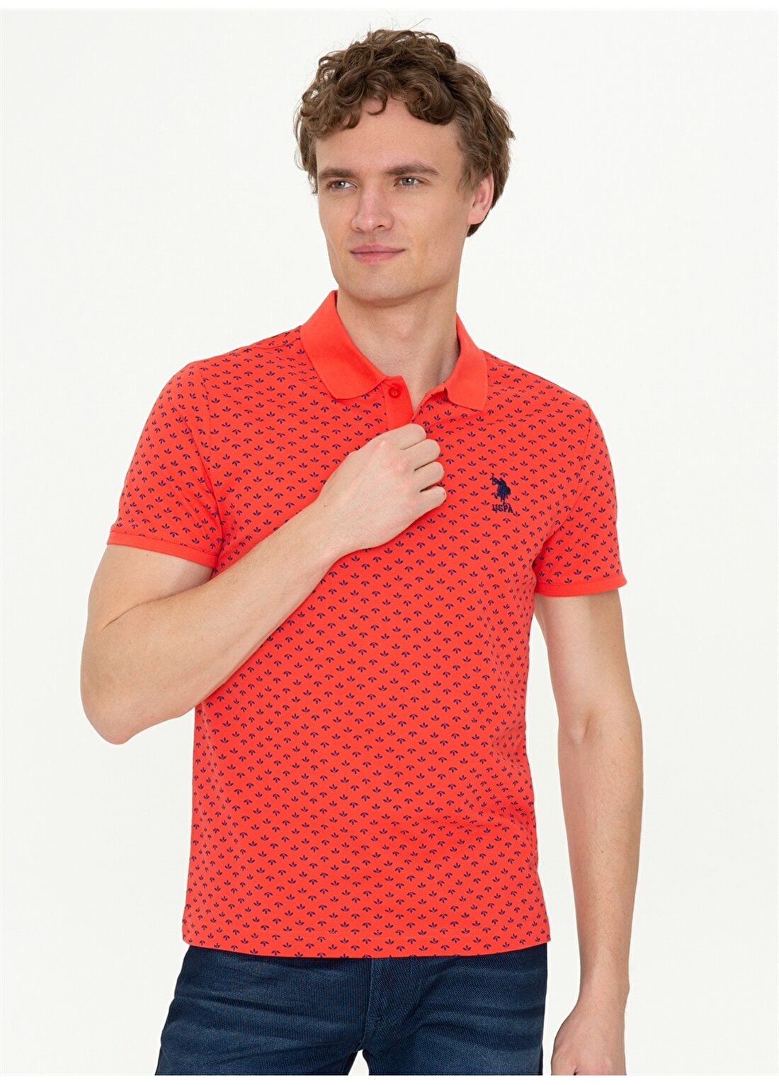 U.S. Polo Assn. Kırmızı Erkek T-Shirt G081SZ011.000.1372878