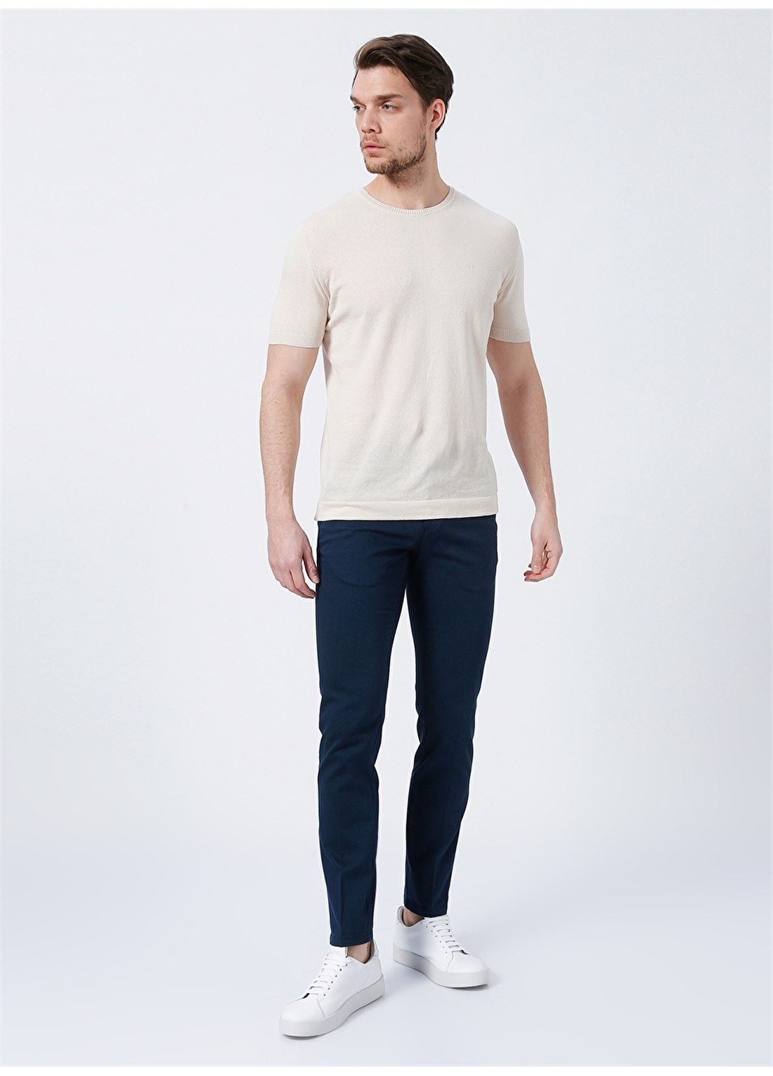 Privé 4B0122200061 Normal Bel Slim Fit Lacivert Erkek Pantolon