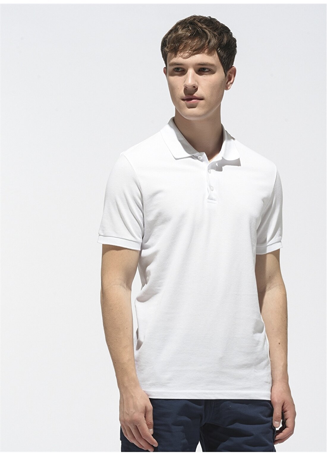 People By Fabrika PFESS22TS0001 Beyaz Erkek T-Shirt