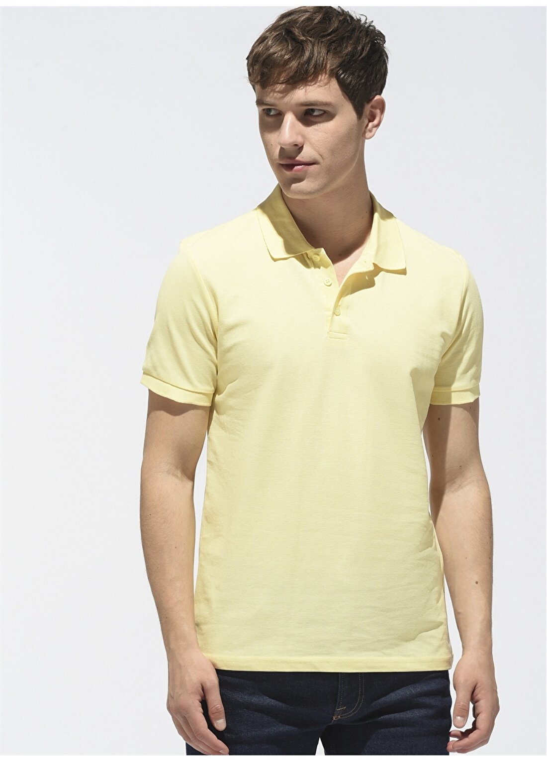 People By Fabrika Sarı Erkek T-Shirt PFESS22TS0001