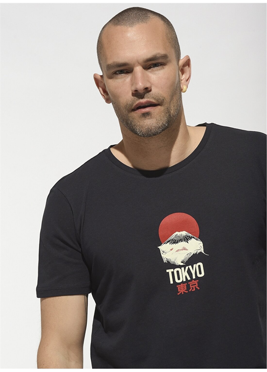 People By Fabrika Lacivert Erkek T-Shirt PFESS22TS0074
