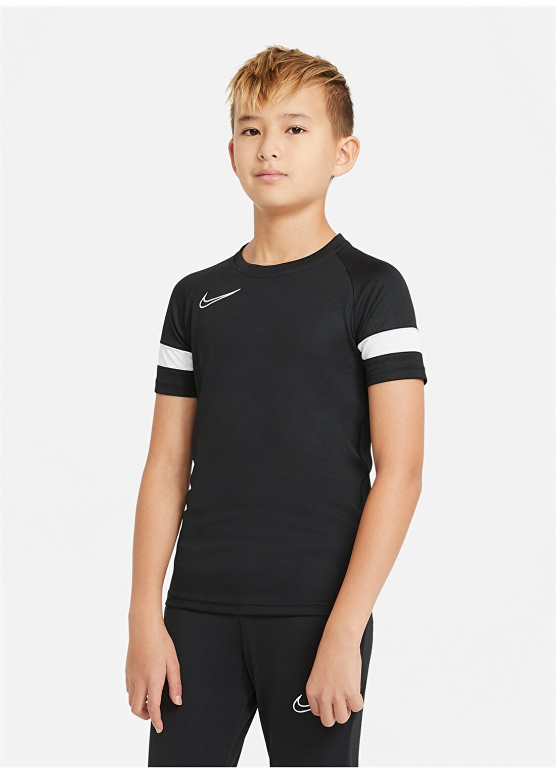 Nike Siyah Erkek Çocuk Bisiklet Yaka T-Shirt CW6103-010 Y NK DF ACD21 TOP SS