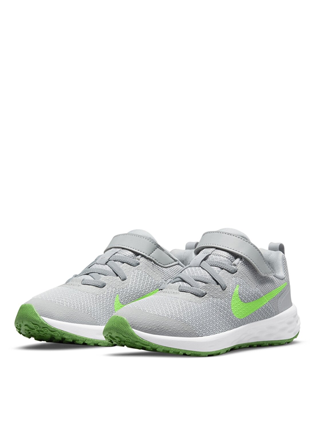 Nike DD1095-009 Revolution 6 Nn (Psv) Siyah - Gri - Gümüş Erkek Çocuk Yürüyüş Ayakkabısı