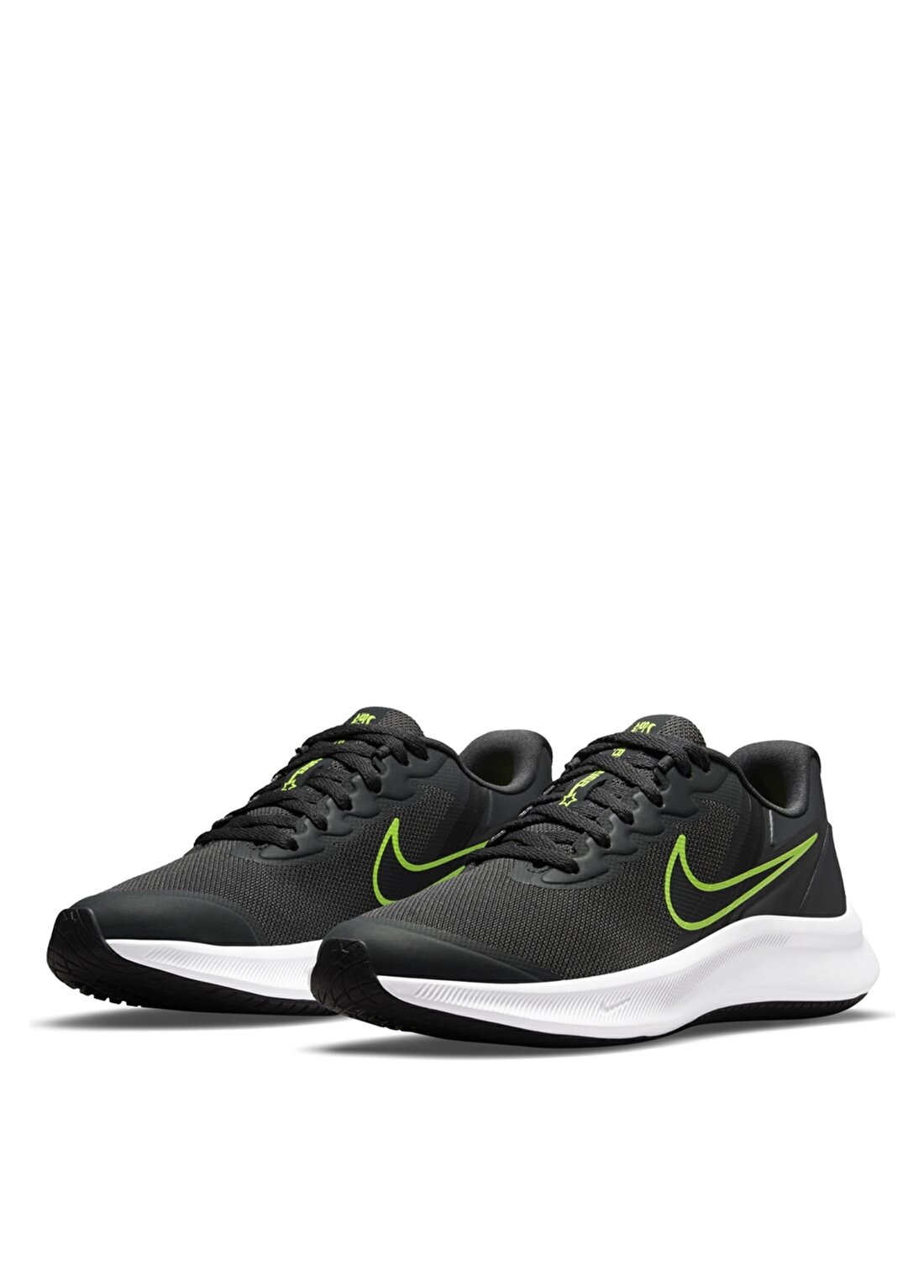 Nike DA2776-004 Nike Star Runner 3 (Gs) Siyah - Gri - Gümüş Erkek Çocuk Yürüyüş Ayakkabısı