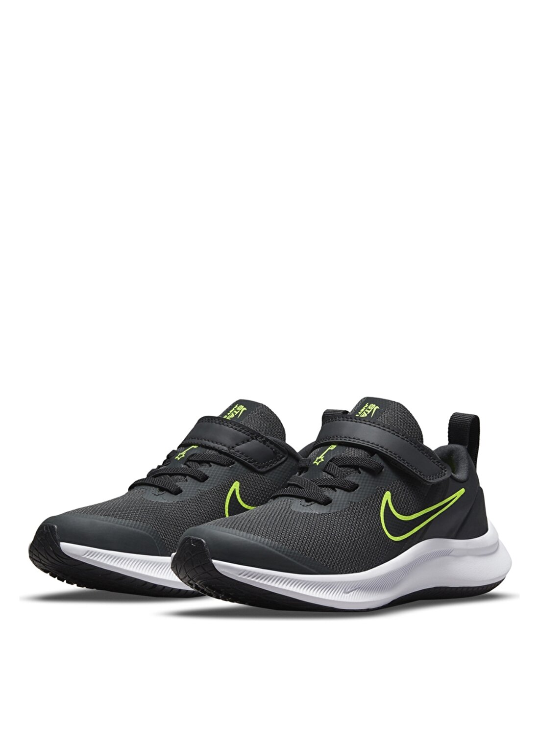 Nike Siyah - Gri - Gümüş Erkek Çocuk Yürüyüş Ayakkabısı DA2777-004 NIKE STAR RUNNER 3 (PSV)