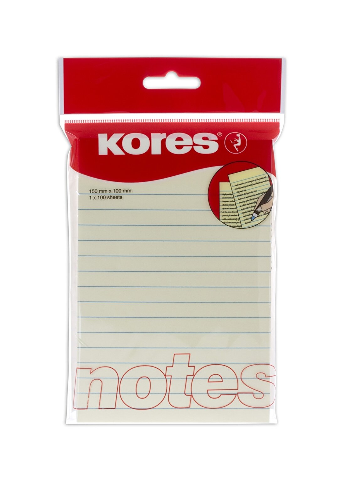 Kores Sarı Çocuk Not Kağıdı I Not Kağıdı 150X100mm 100 Yaprak