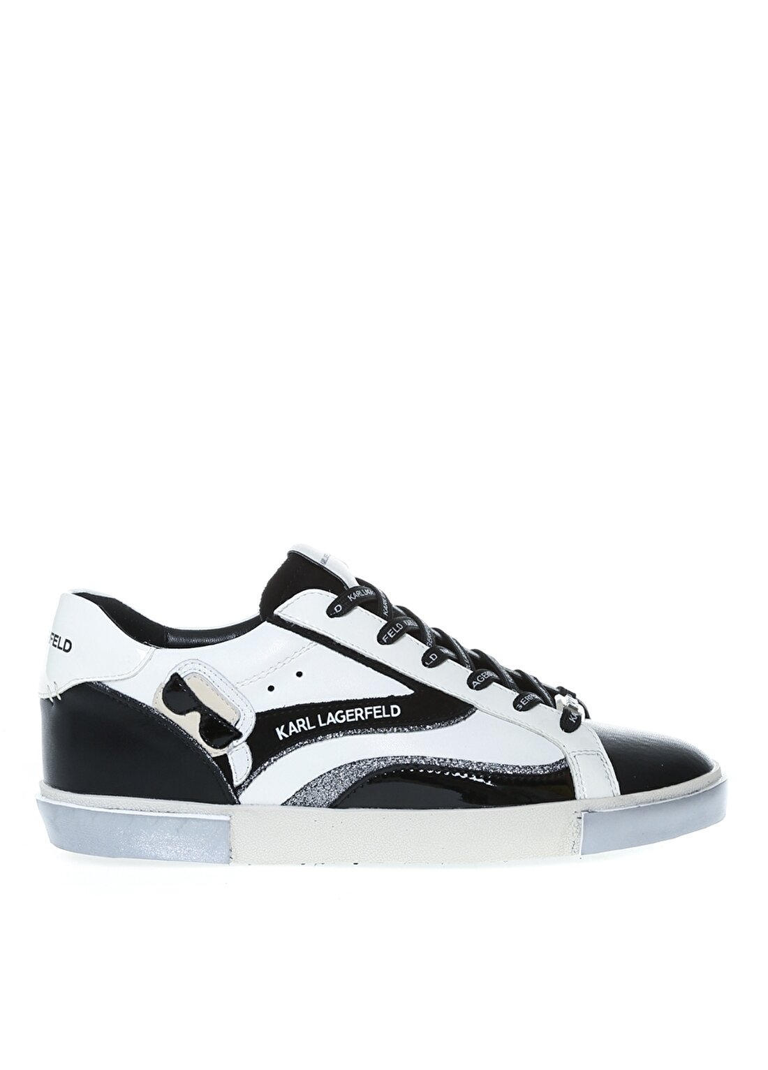 KARL LAGERFELD Siyah - Beyaz Kadın Sneaker KL60134