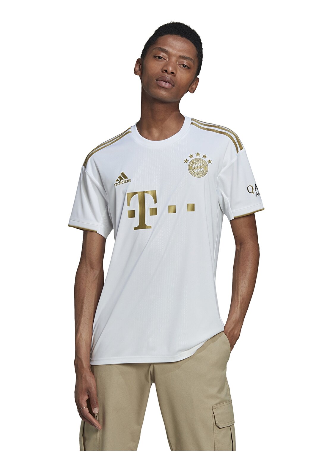 Adidas Beyaz Erkek Bayern Münih Forma HI3886 FCB A JSY